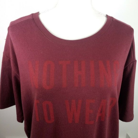 Old Navy Tee Medium Red Oversized Casual - Picture 7 of 15